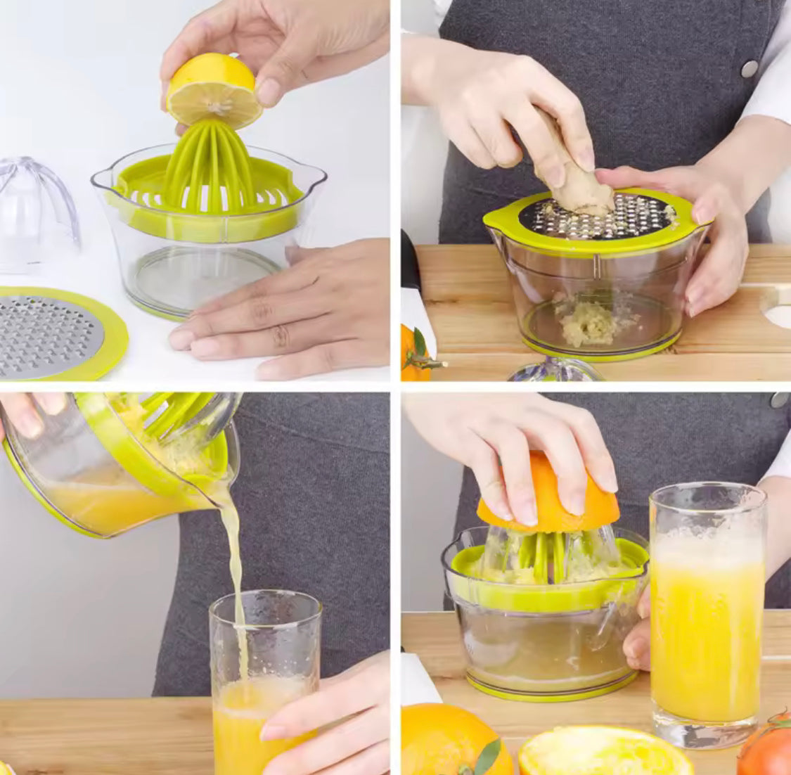 Multifunctional Citrus Juicer With Measuring Cup, Vegetable Crusher Tool, Kitchen Accessories Tools Multifunctional Citrus Juicer With Measuring Cup, Vegetable Crusher Tool, Kitchen Accessories Tools